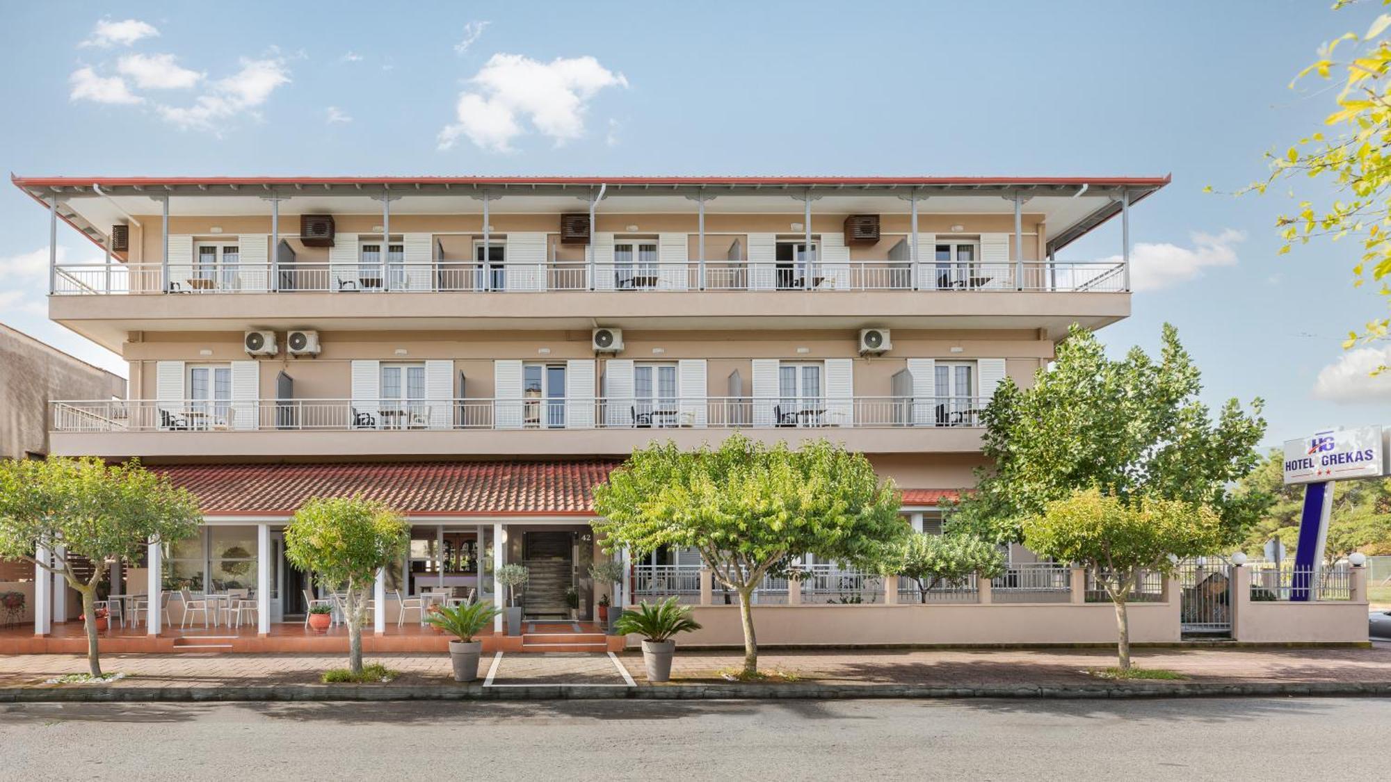 Hotel Grekas Neoi Poroi Exterior foto